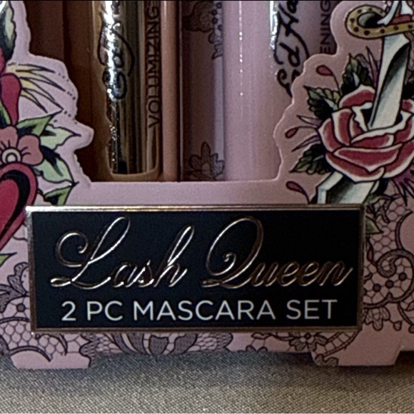 Ed Hardy Lash Queen Mascara 2 PC Set Length & Volume Full Size ~NIB~ - Picture 3 of 6